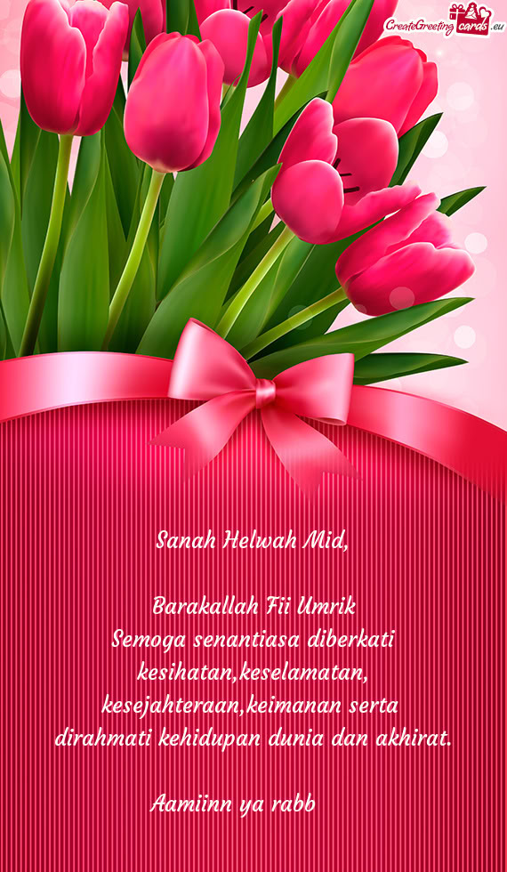 Sanah Helwah Mid