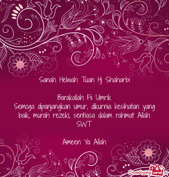 Sanah Helwah Tuan Hj Shaharbi