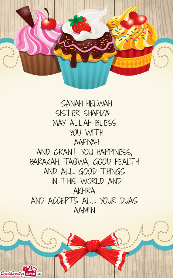 🎂SANAH HELWAH🎂