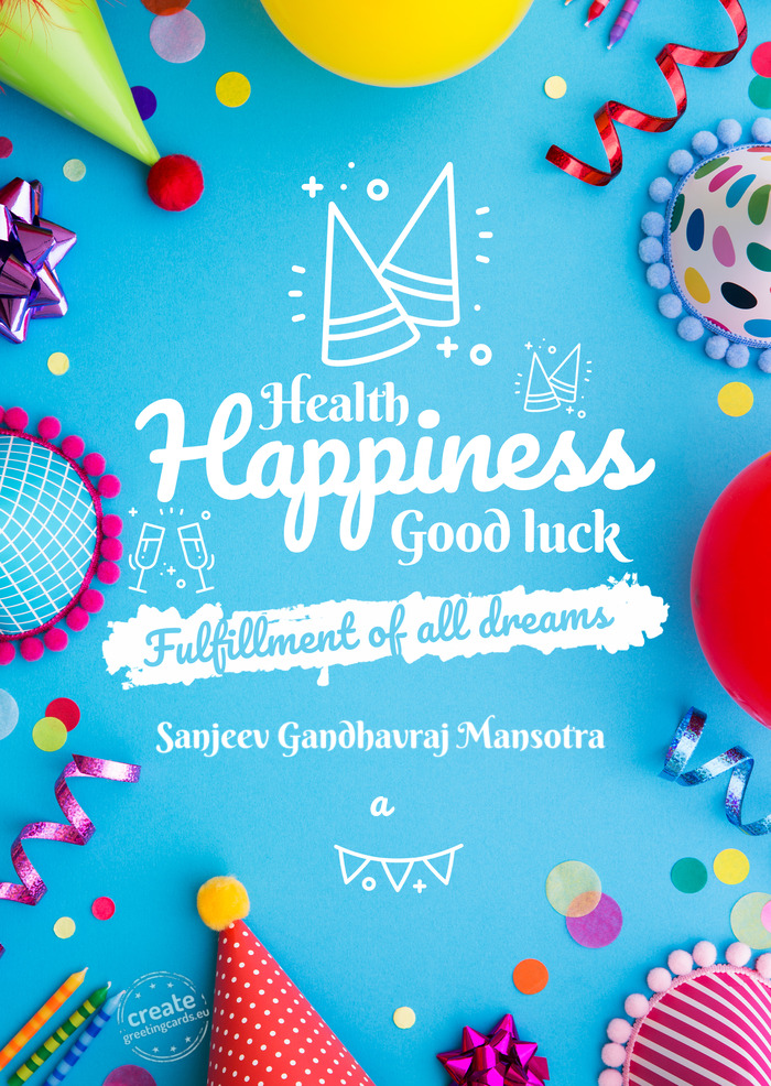 Sanjeev Gandhavraj Mansotra fulfillment of dreams a