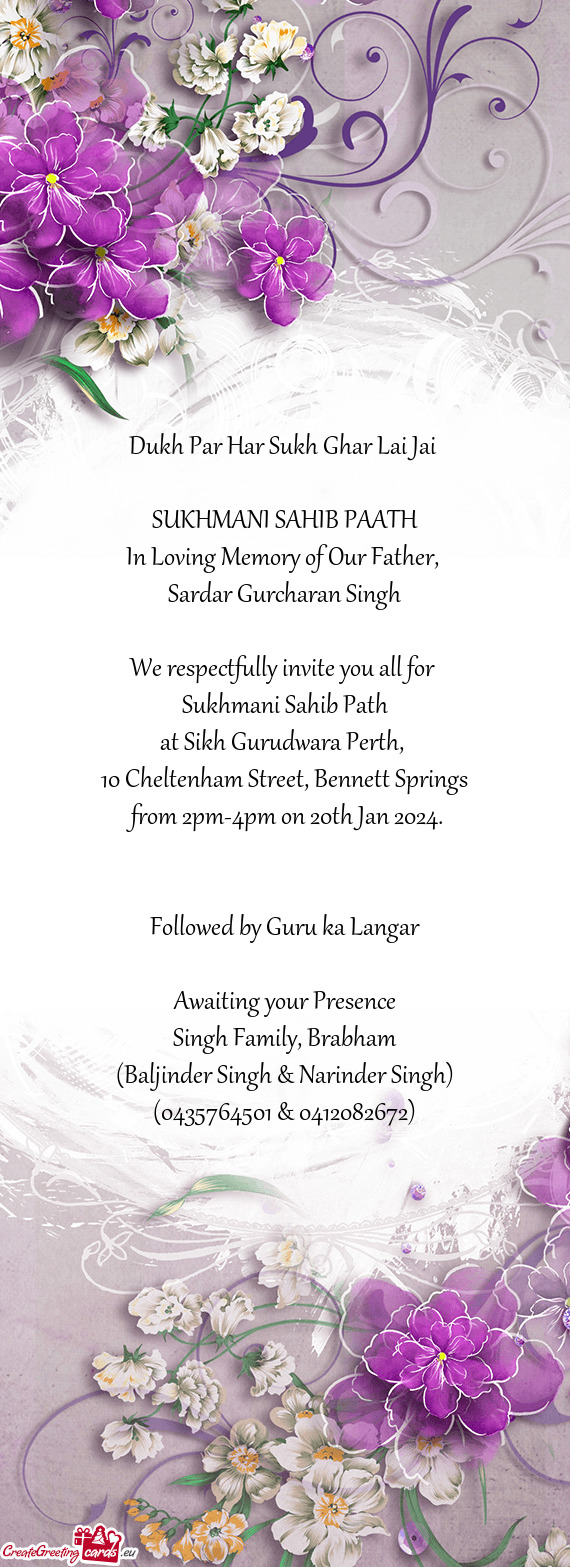 Sardar Gurcharan Singh