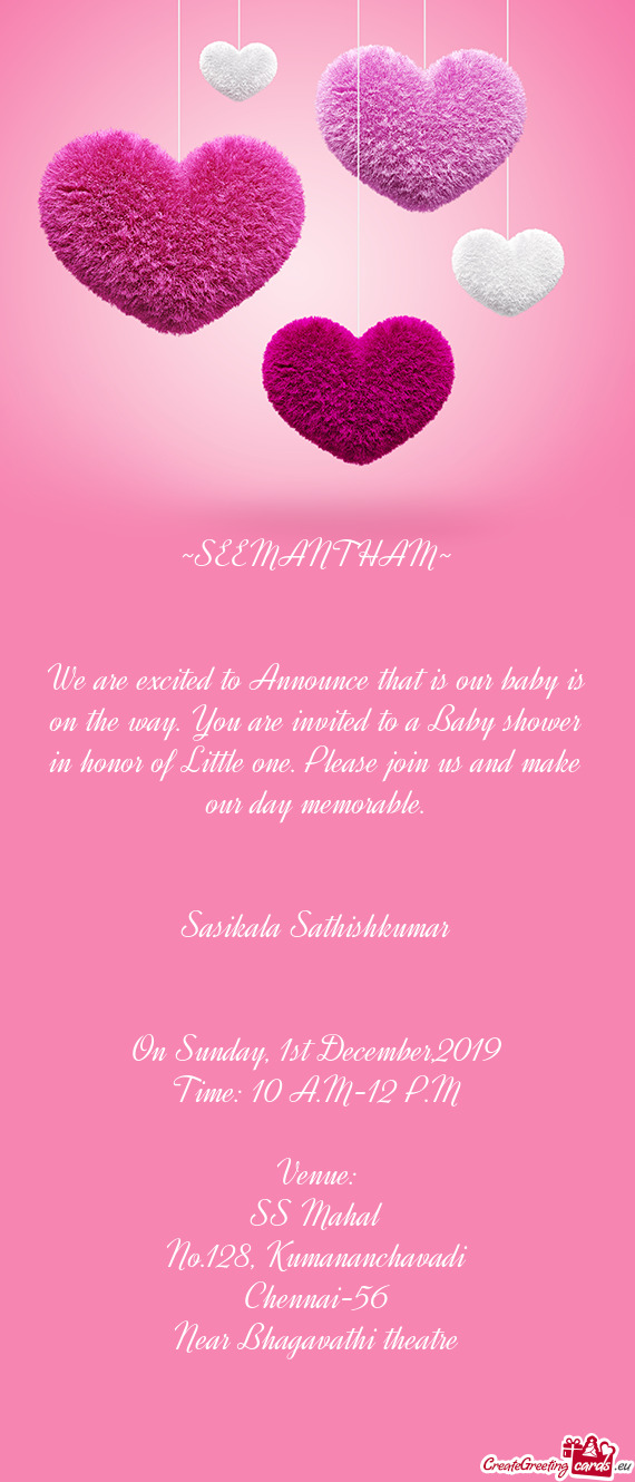 Sasikala Sathishkumar
 
 
 On Sunday