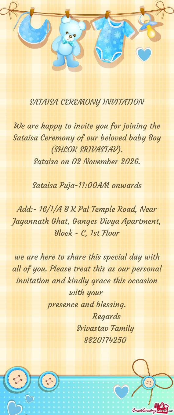 Sataisa on 02 November 2026