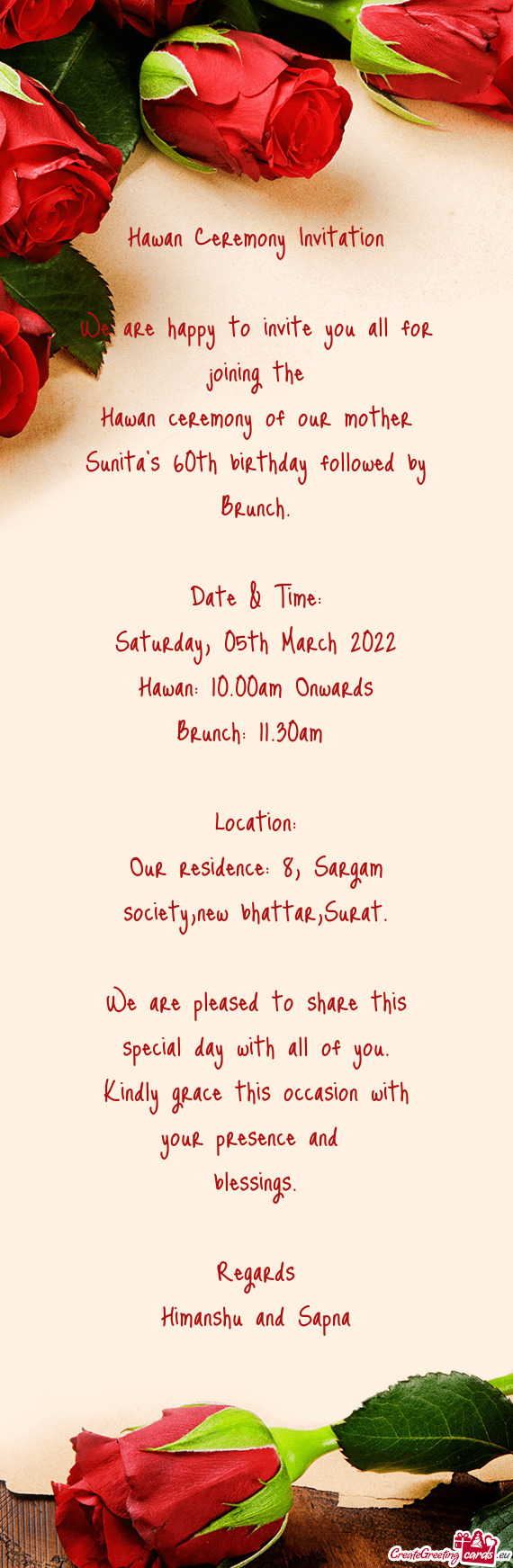 Saturday, 05th March 2022