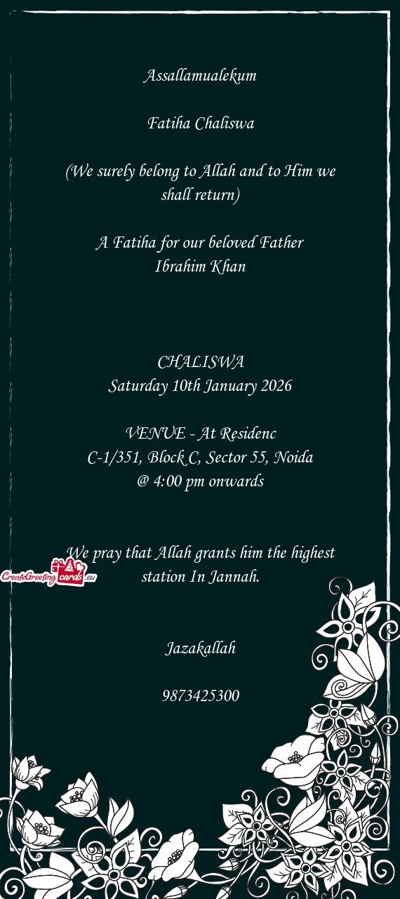 Saturday 10th January 2026