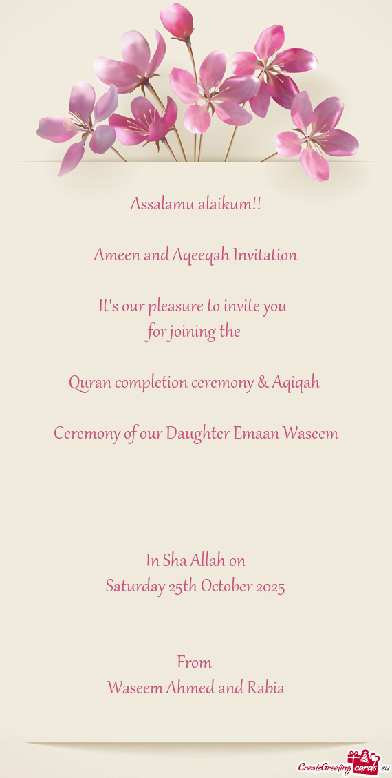 Saturday 25th October 2025