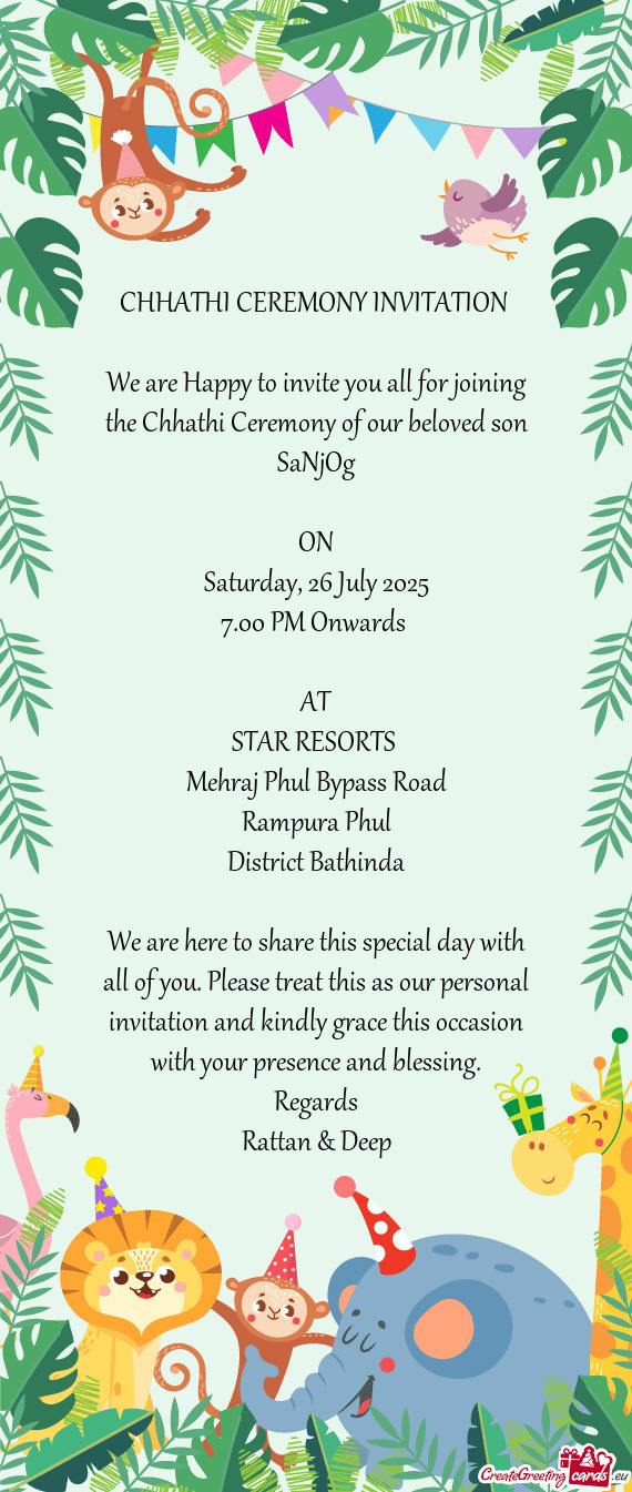 Saturday, 26 July 2025