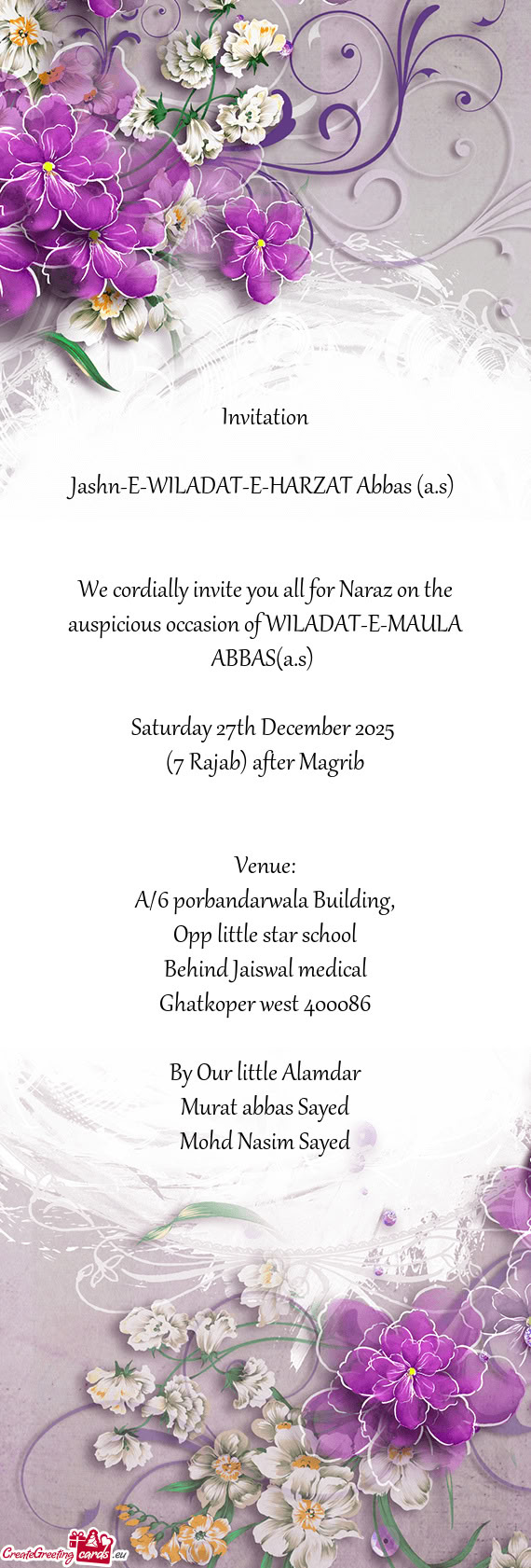 Saturday 27th December 2025