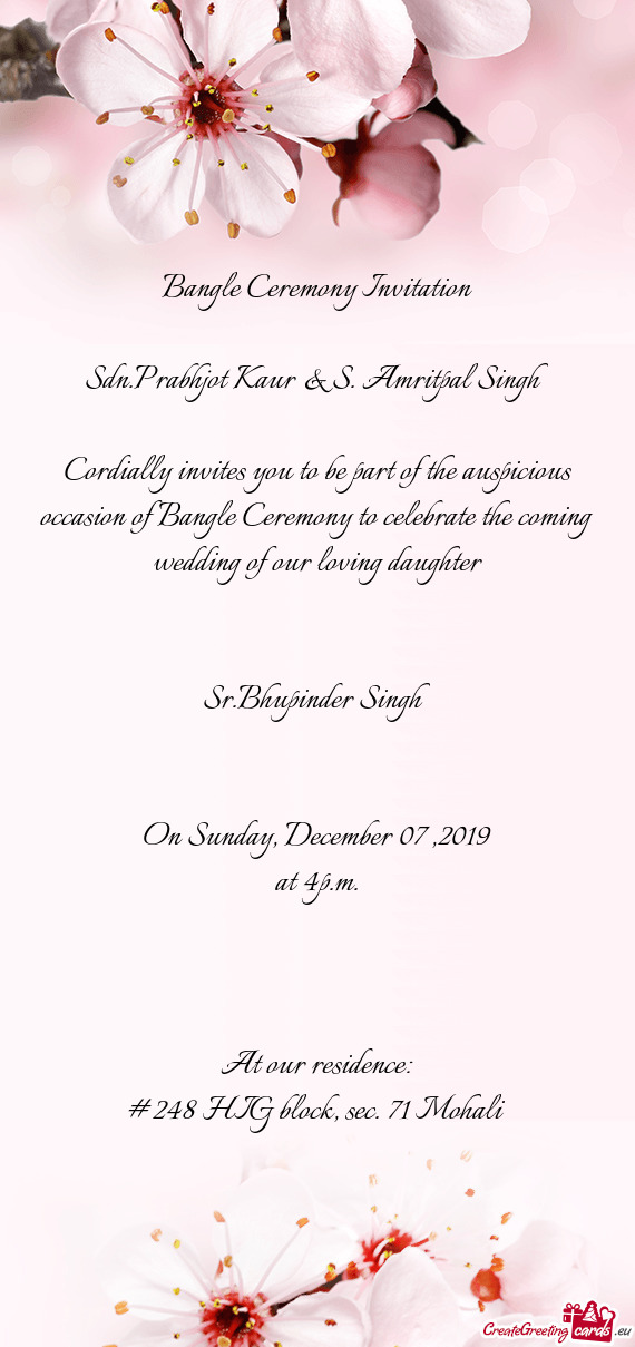 Sdn.Prabhjot Kaur & S. Amritpal Singh