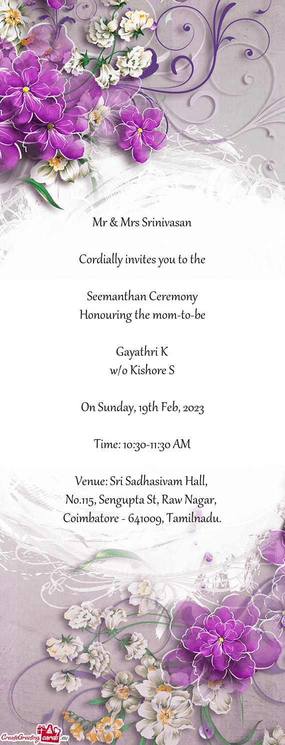 Seemanthan Ceremony