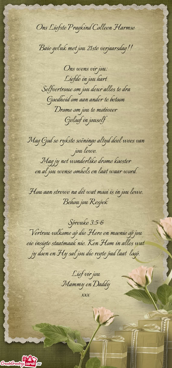 Selfvertroue om jou deur alles te dra