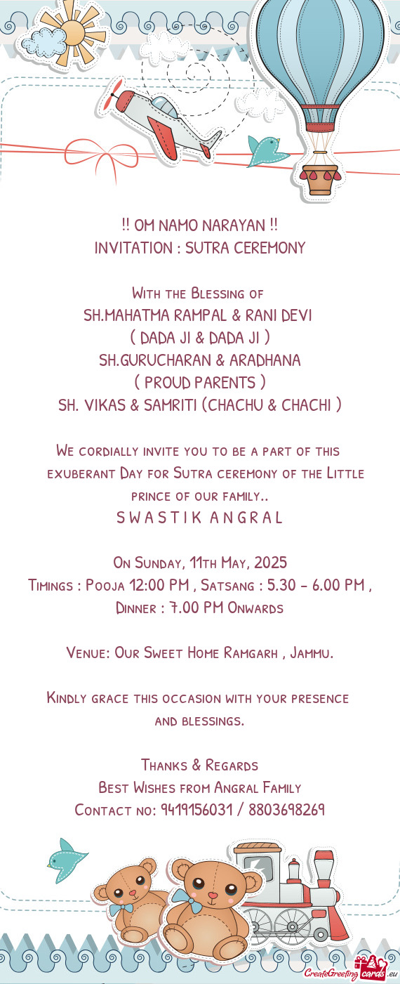 SH.GURUCHARAN & ARADHANA