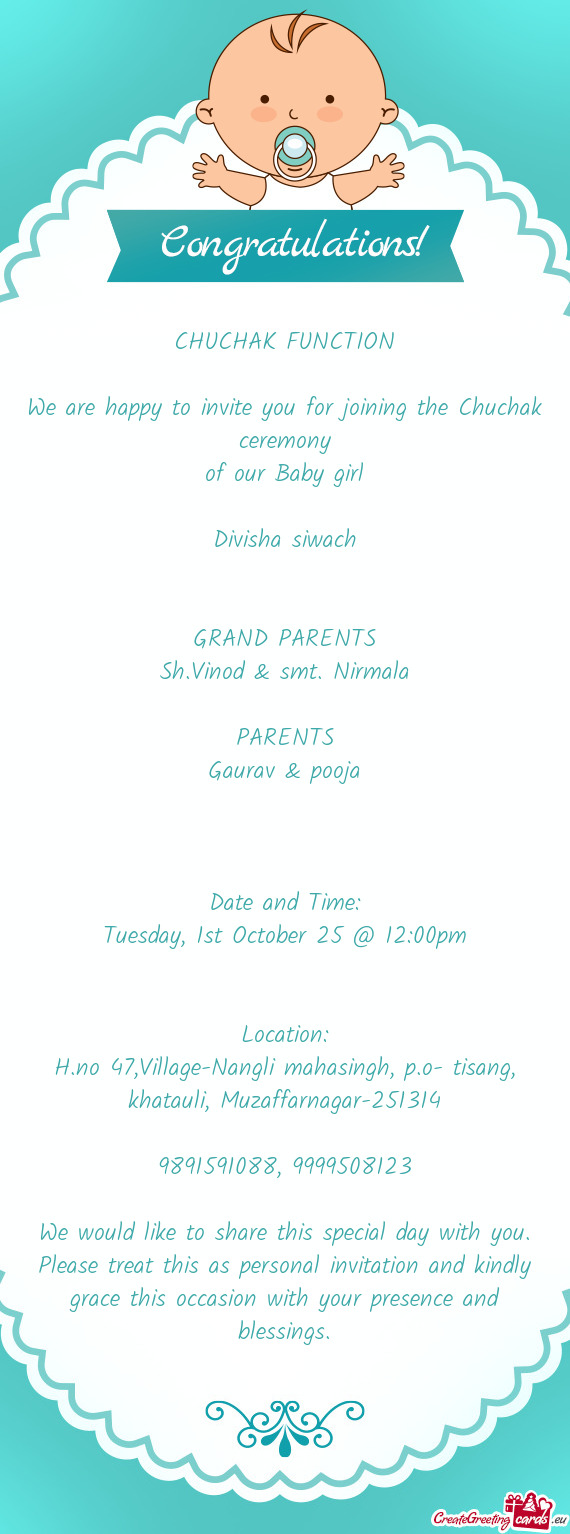 Sh.Vinod & smt. Nirmala