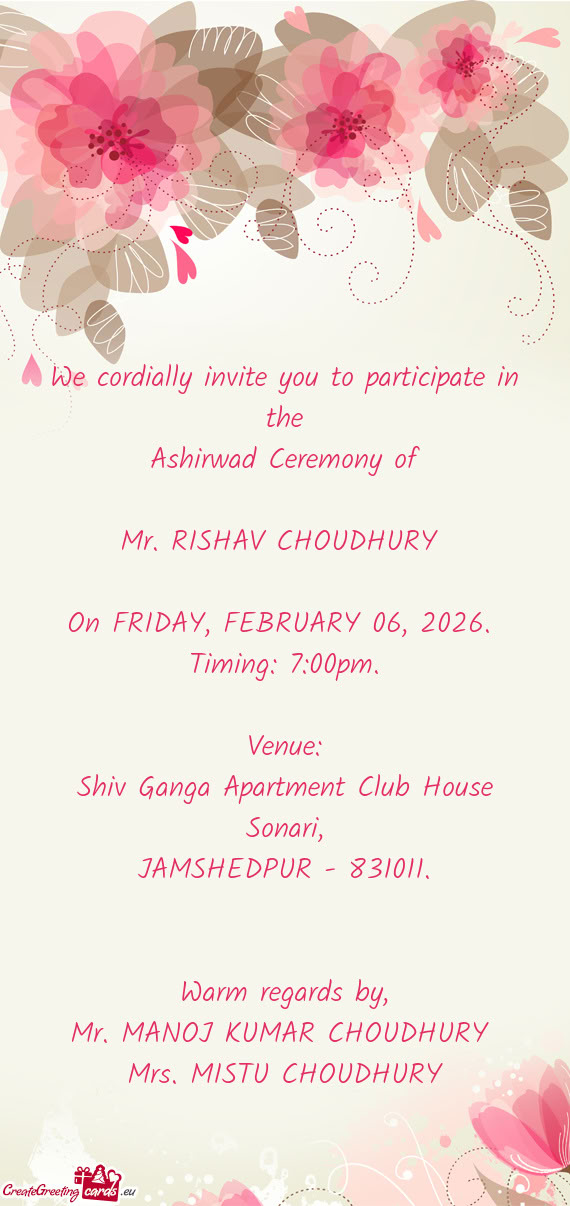 Shiv Ganga Apartment Club House Sonari