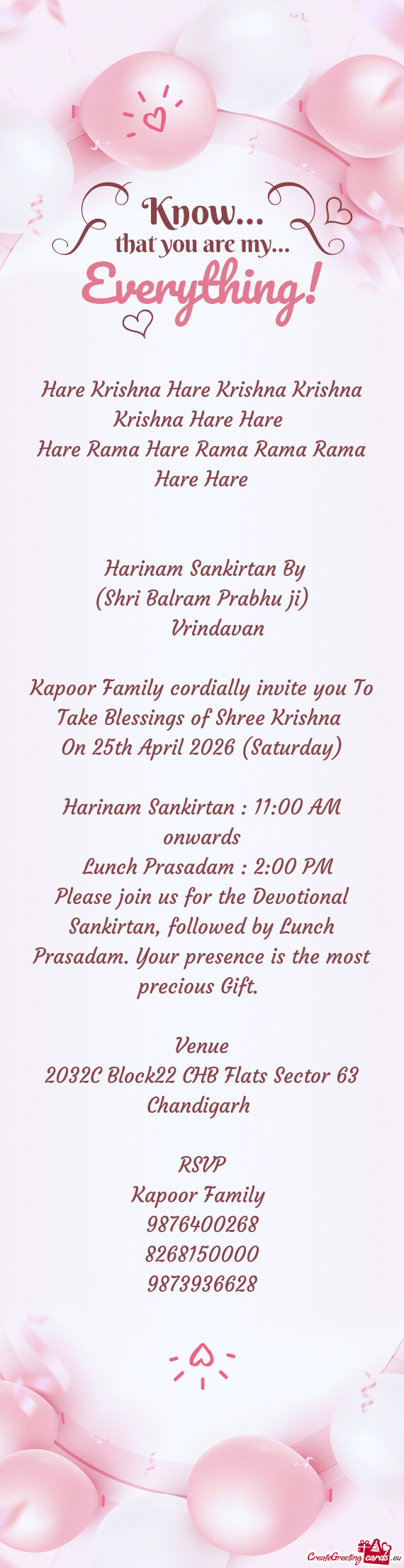 (Shri Balram Prabhu ji)