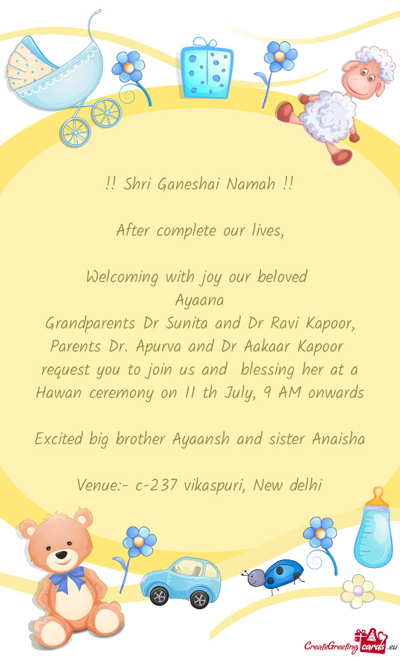 Shri Ganeshai Namah !!
 
 After complete our lives