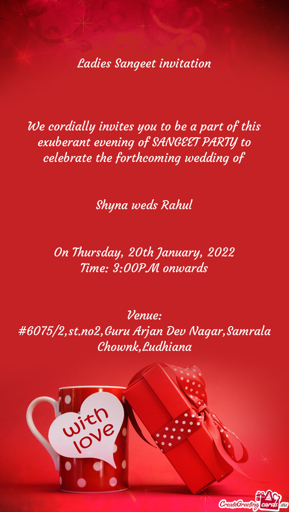 Shyna weds Rahul