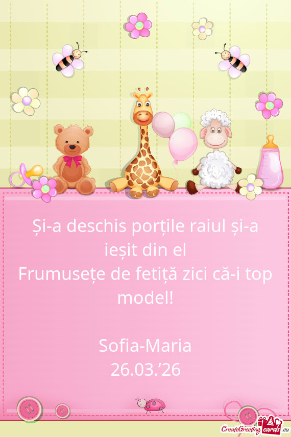 Și-a deschis porțile raiul și-a ieșit din el