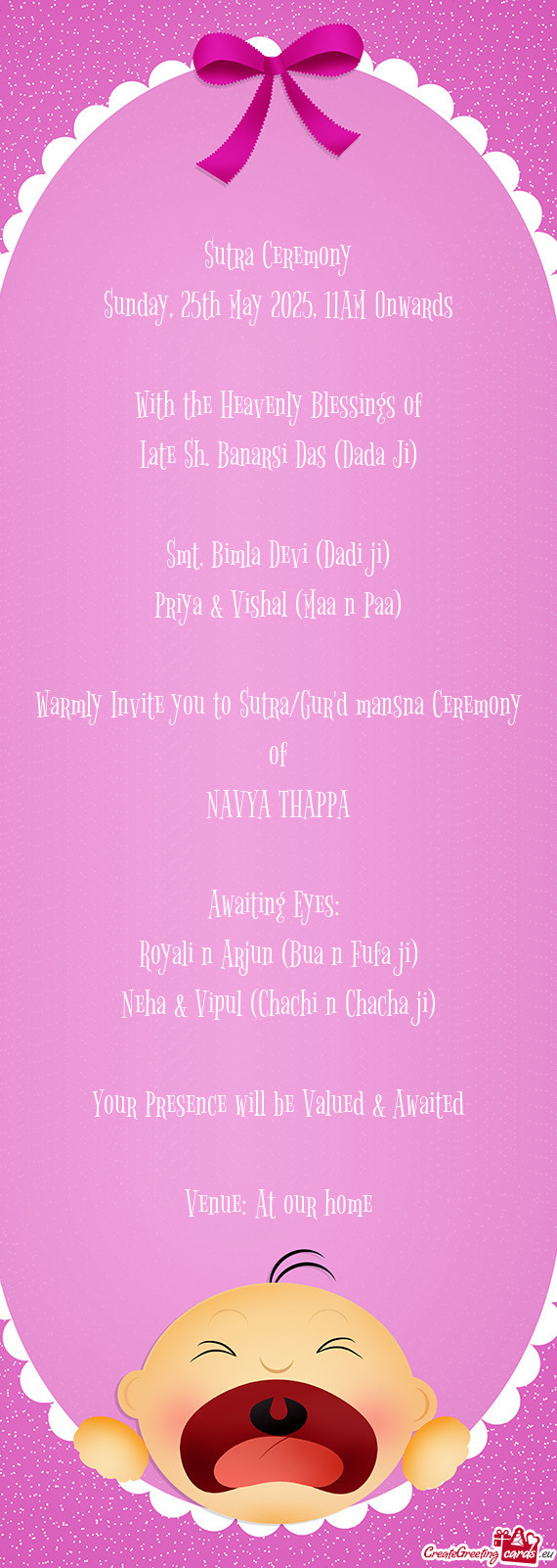 Smt. Bimla Devi (Dadi ji)