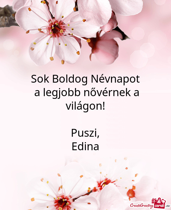 Sok Boldog Névnapot