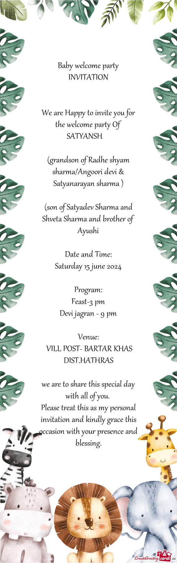 (son of Satyadev Sharma and Shveta Sharma and brother of Ayushi