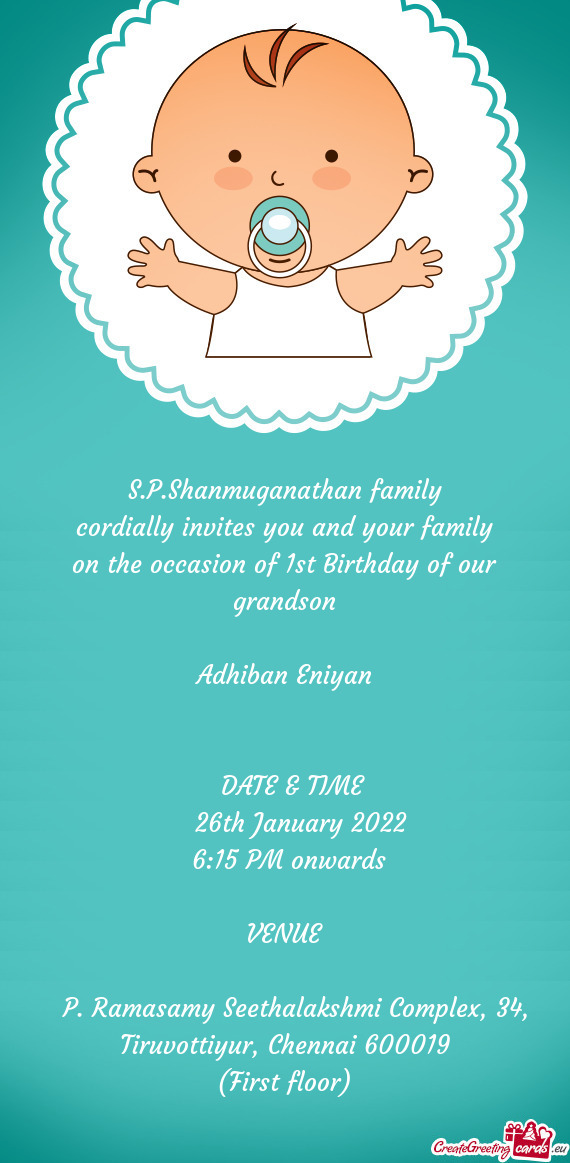 S.P.Shanmuganathan family