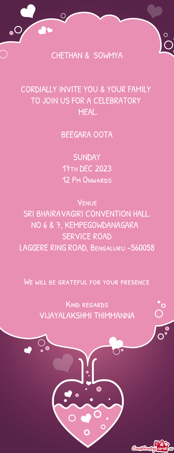 SRI BHAIRAVAGIRI CONVENTION HALL