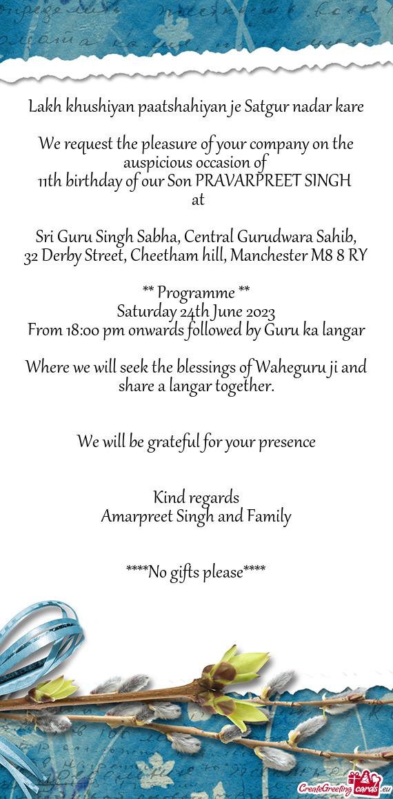 Sri Guru Singh Sabha, Central Gurudwara Sahib