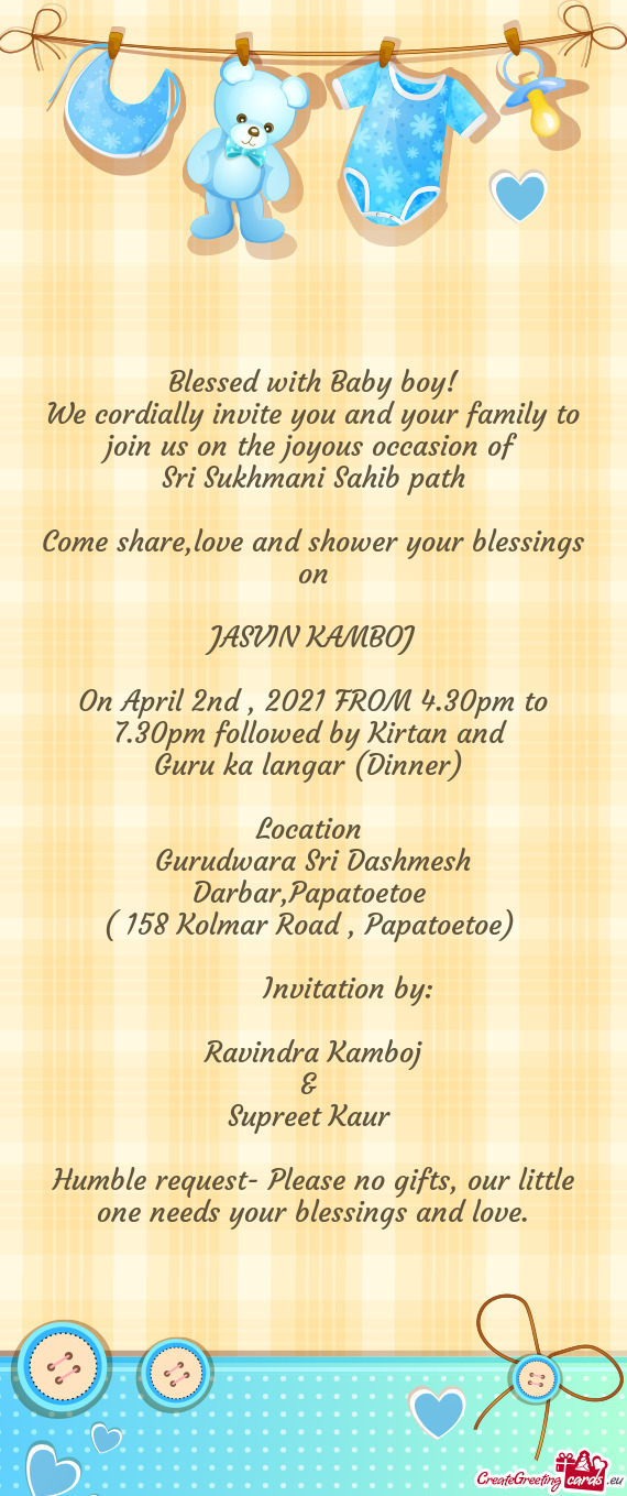 sukhmani sahib path invitation cards templates