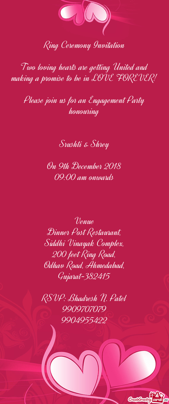 Srushti & Shrey