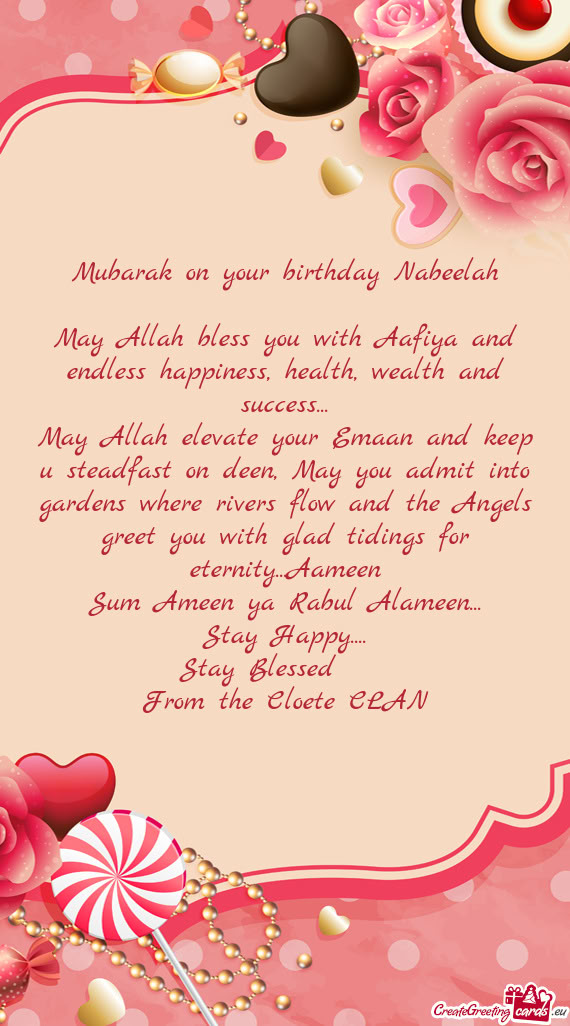 Stay Blessed 🤲❣️