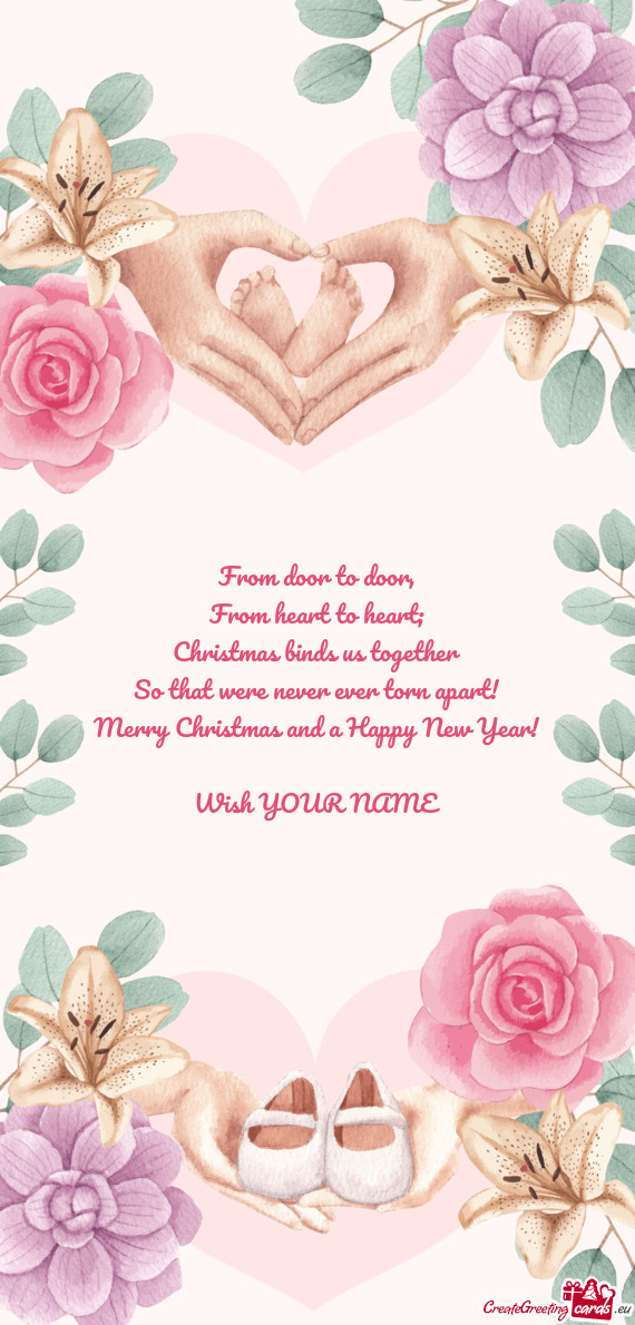 Stmas and a Happy New Year! Wish YOUR NAME