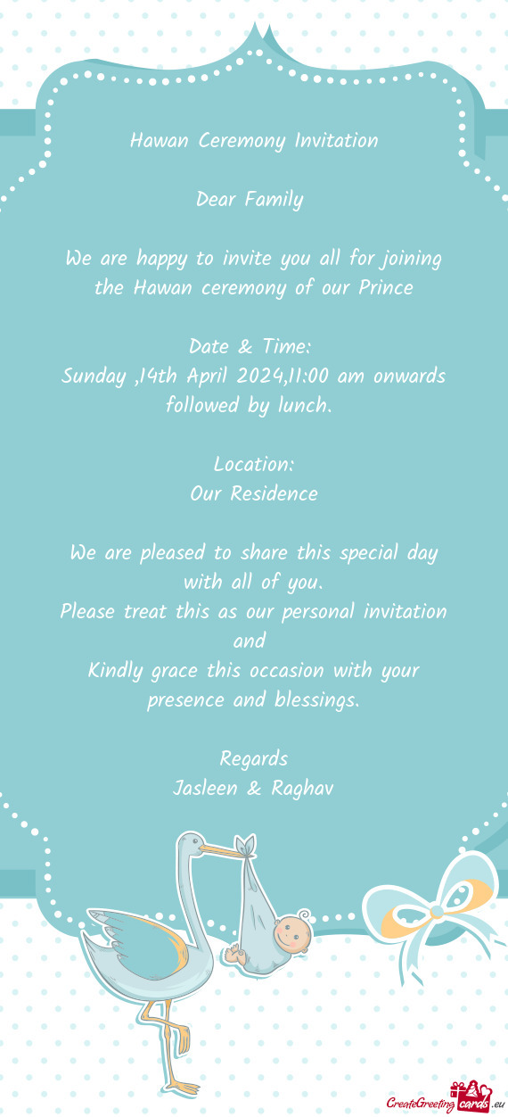 Sunday ,14th April 2024,11:00 am onwards followed by lunch