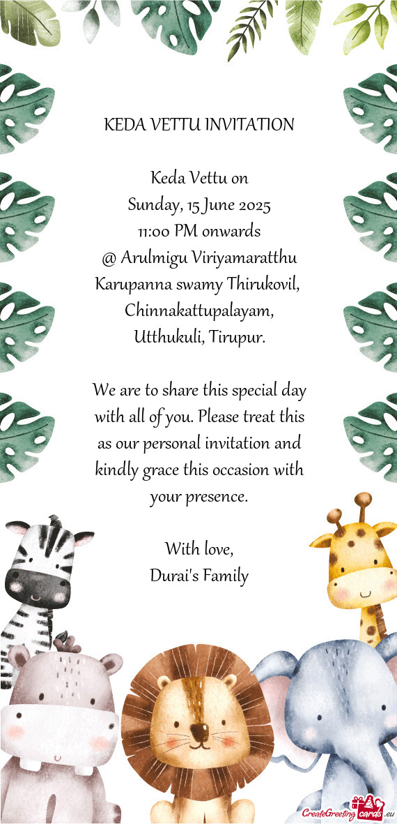 Sunday, 15 June 2025