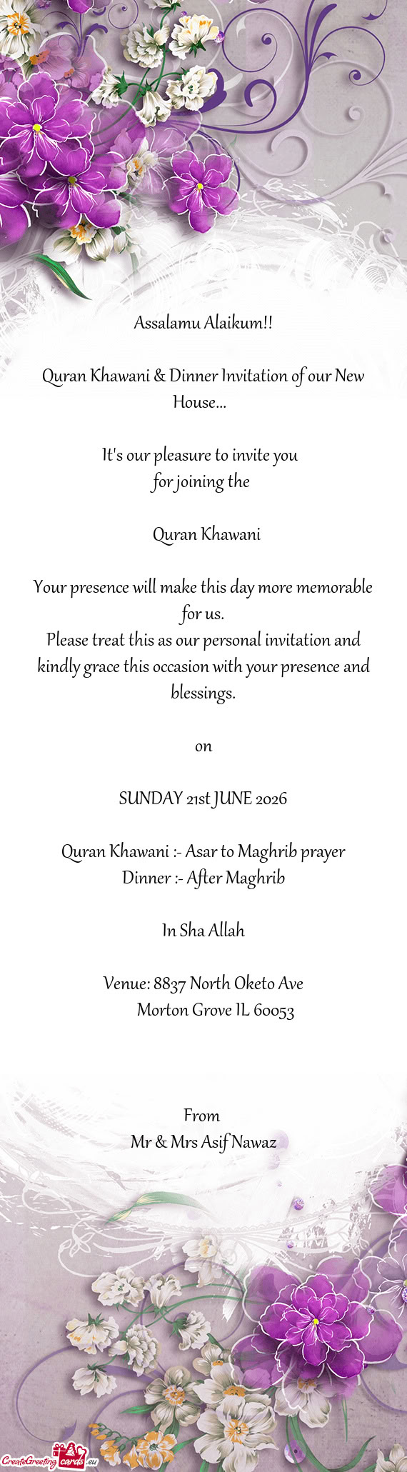 SUNDAY 21st JUNE 2026