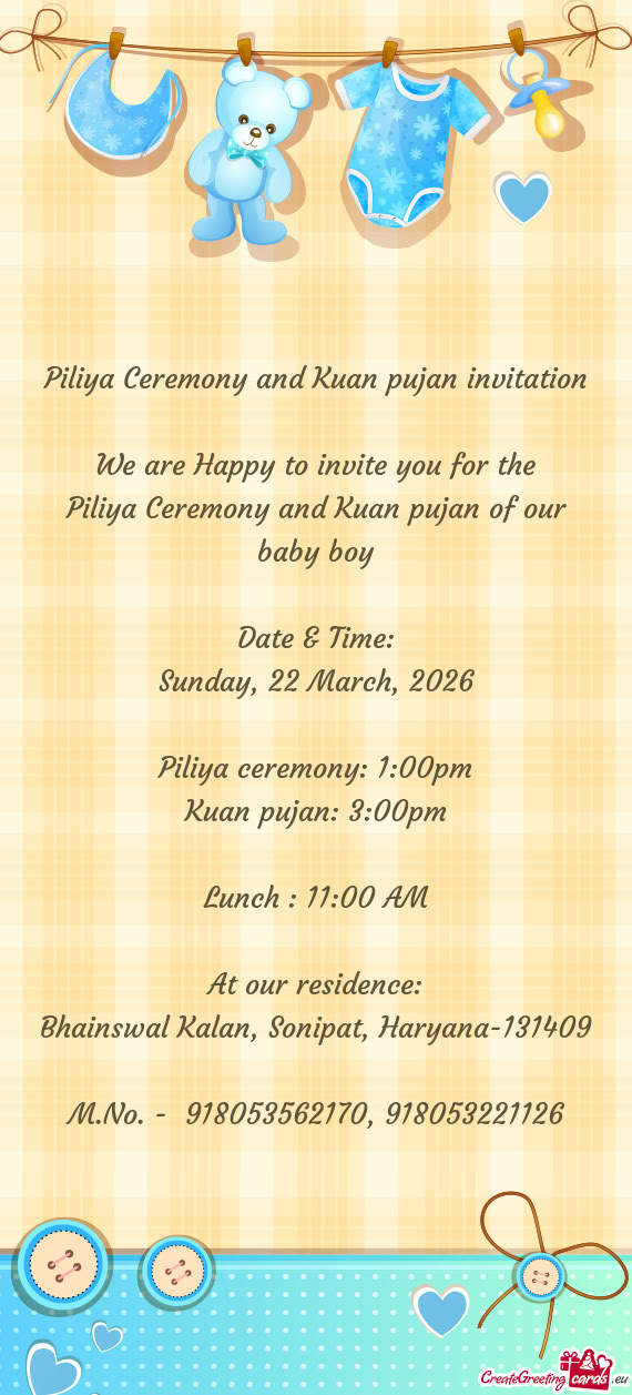 Sunday, 22 March, 2026