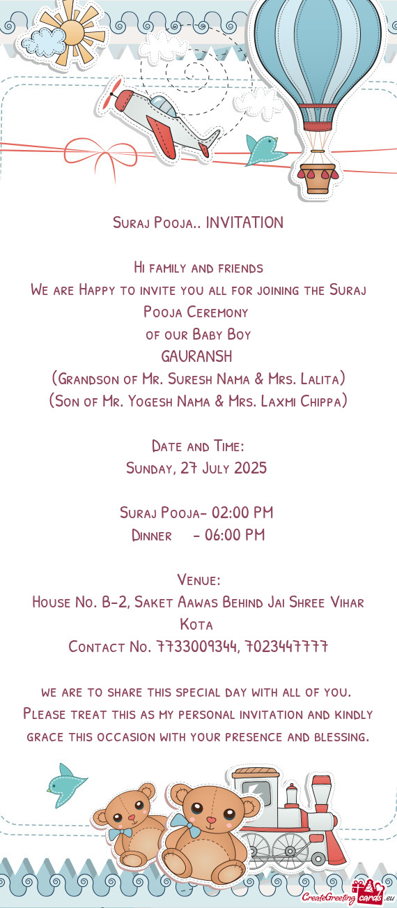 Sunday, 27 July 2025