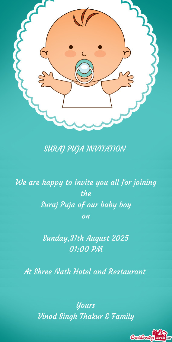 Sunday,31th August 2025