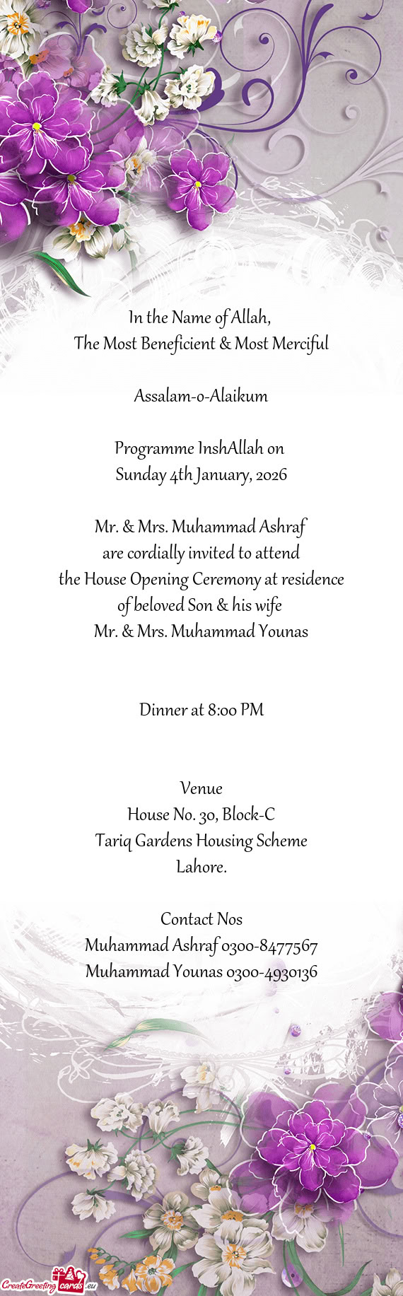 Sunday 4th January, 2026