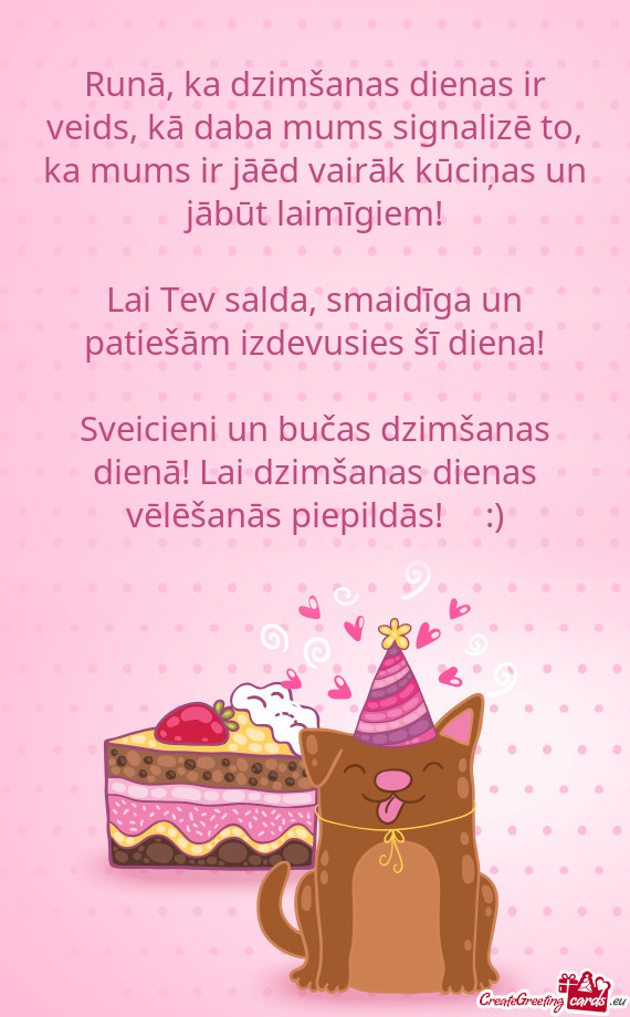 Sveicieni un bučas dzimšanas dienā! Lai dzimšanas dienas vēlēšanās piepildās!🥳😚:)