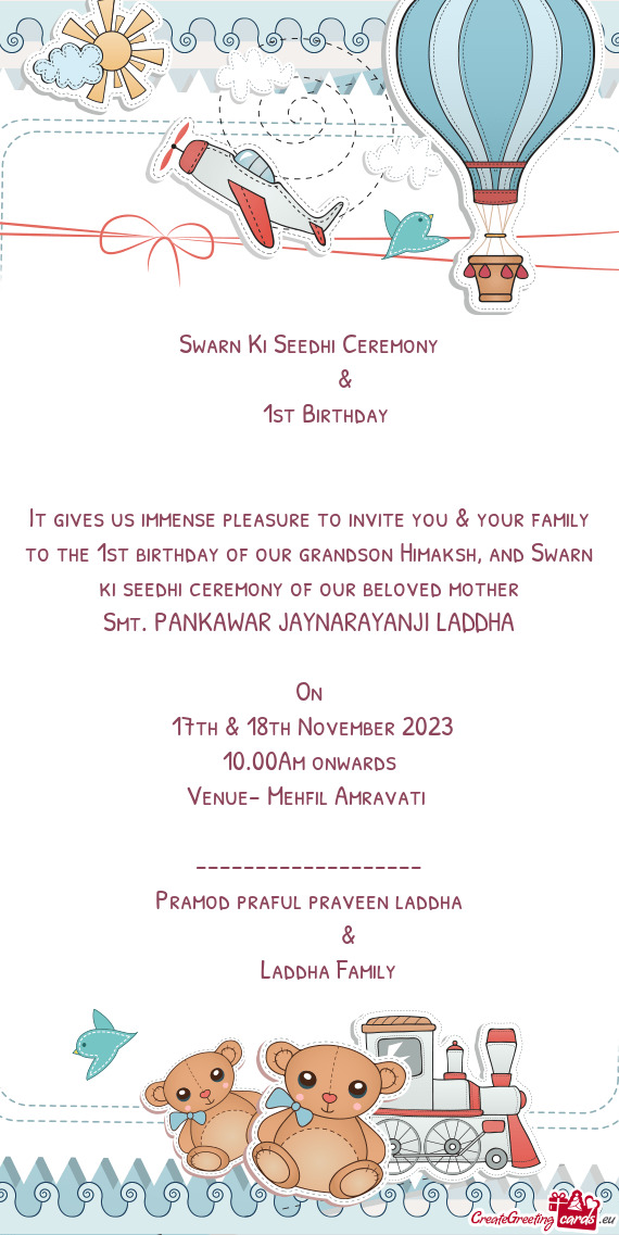 Swarn Ki Seedhi Ceremony