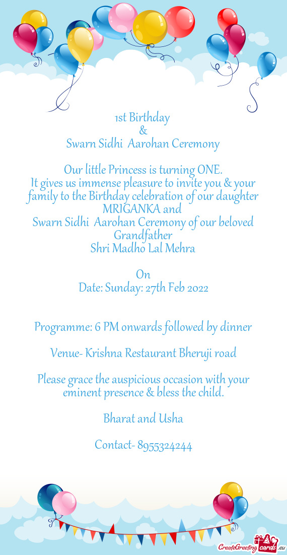 Swarn Sidhi Aarohan Ceremony