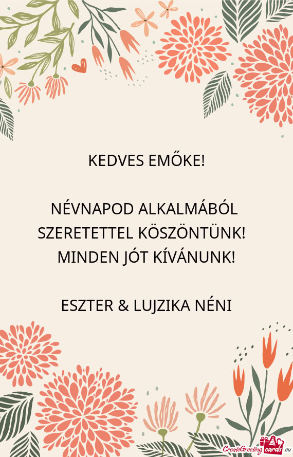 SZERETETTEL KÖSZÖNTÜNK!🌸