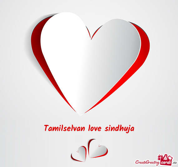 Tamilselvan love sindhuja