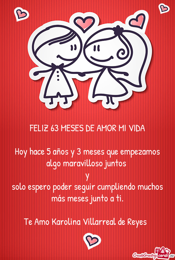Te Amo Karolina Villarreal de Reyes ❤