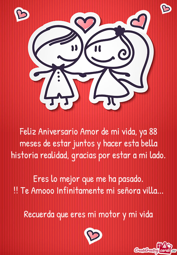 Te Amooo Infinitamente mi señora villa