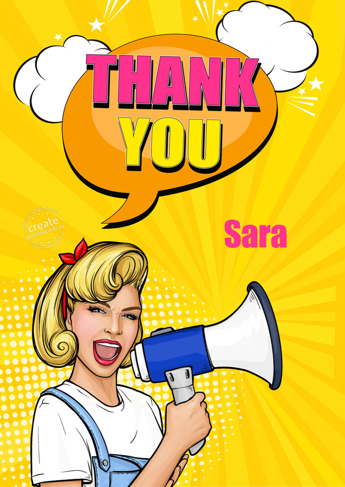 Thank you Sara
