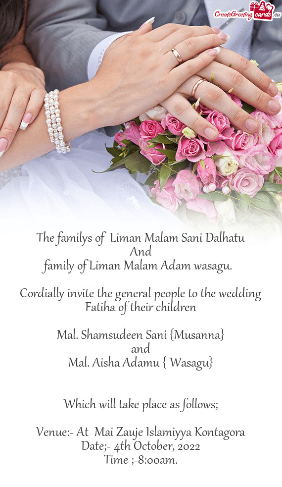 The familys of Liman Malam Sani Dalhatu