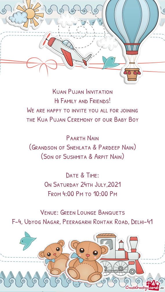 The Kua Pujan Ceremony of our Baby Boy