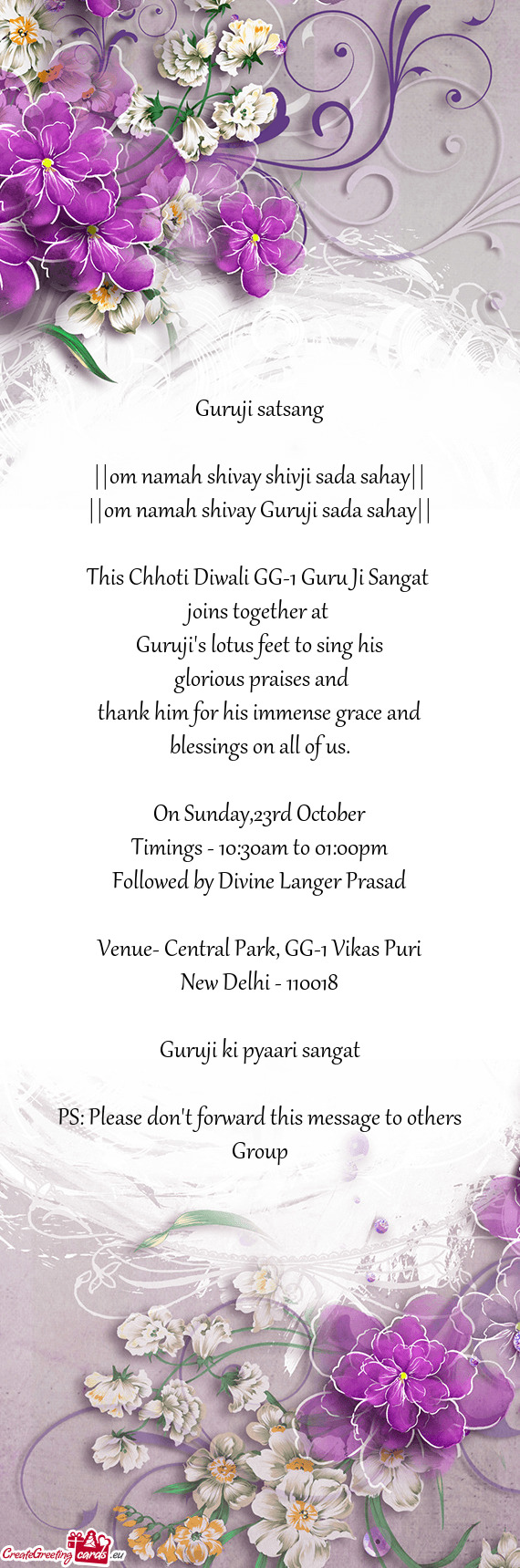 This Chhoti Diwali GG-1 Guru Ji Sangat